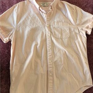 Abercrombie & Fitch Light Pink Casual Button-Down Shirt